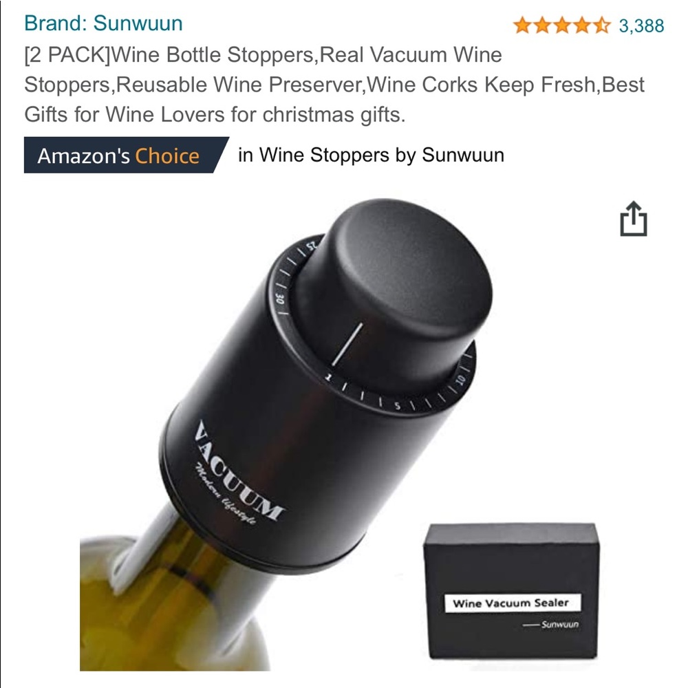 Wine Vacuum Sealer
